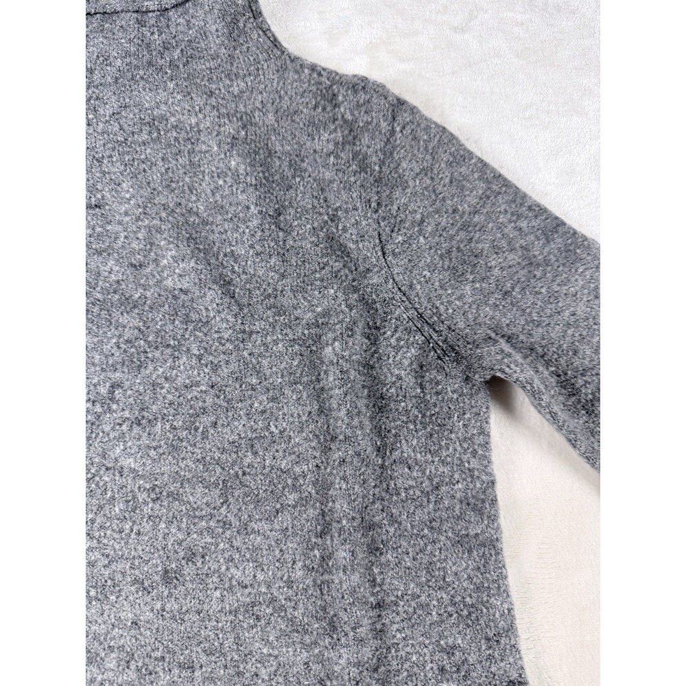 Madewell Gray Turtleneck Sweater Women's Small Ribbed Hem Knit Pullover - Picture 3 of 7
